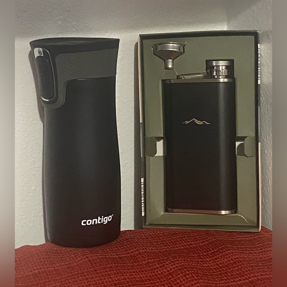 CONTIGO Other - NWT…CONTIGO BLACK TUMBLR AND ADVENTURIDGE FLASK SET